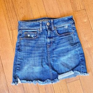 American Eagle Super Stretch X Denim Skirt